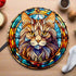 Cat Maine Coon Glass Suncatcher Worktop Saver